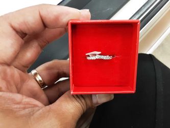Ring - Wedding Band - White Gold 14k (.585) 2 grams Size 6