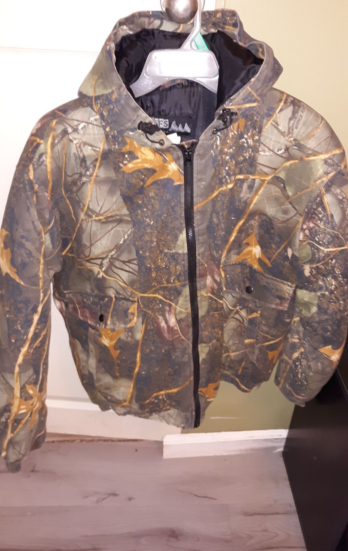 Camo hunting coat