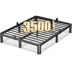 Brand New VIPSHOW 7 Inch King Heavy Duty 3500 lbs Bed Frame with Round-Corner Legs. Russell/Boulder Area