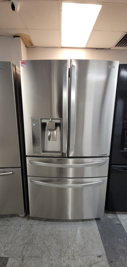 LG 4‑Door French Door Fridge – Stainless, Ice & Water