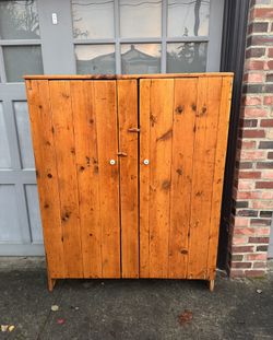 Primitive Pine Cabinet