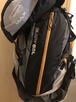 Coleman Elate 65L Backpack w Rain cover a fully enclosed hammock for Sale in Tacoma WA OfferUp