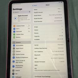 Ipad 10th Gen - Wifi And Cellular