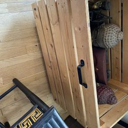 Wood crate on wheels extra extra large