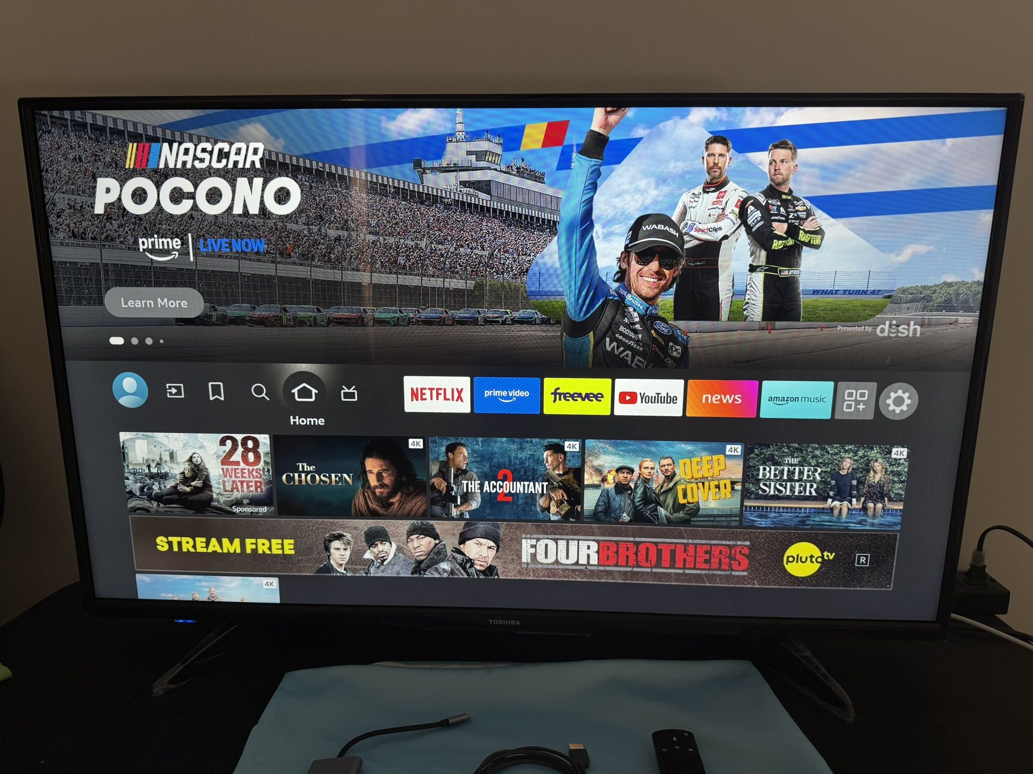 Toshiba 43’ UHD TV - Fire Tv Edition