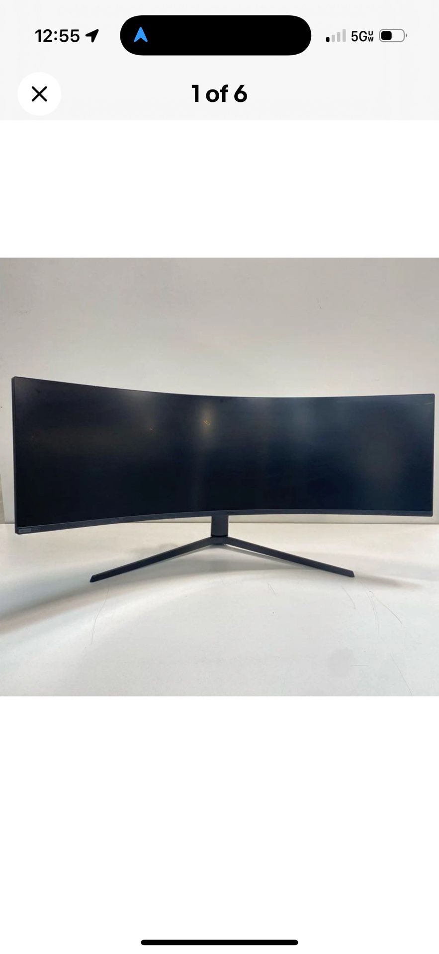 Samsung 49” Dual QHD Curved QLED Gaming Monitor