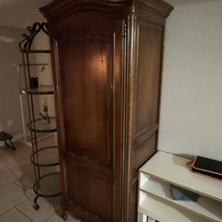 Wood Armoire Cabiner