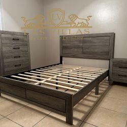 Bedroom Set , Bed , Nightstand,Dresser,Mirror New