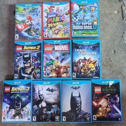 Lot of 10 Nintendo WiiU games