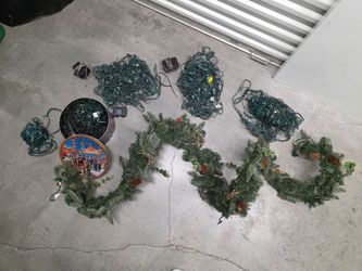 Garland and Christmas Lights