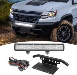 20" 126W LED Light Bar & License Plate Holder 2287/4