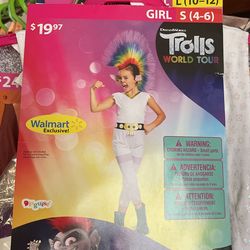 Girl Trolls Barb Costume 