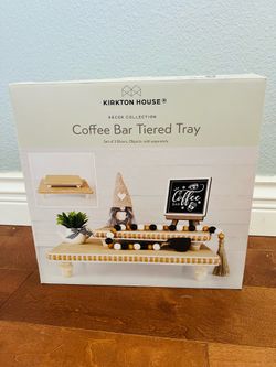 Coffee bar tier tray