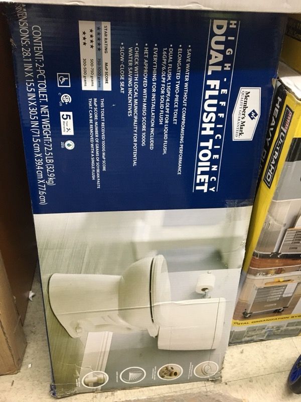Member’s mark flush toilet