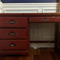 FREE Red Desk/Dresser