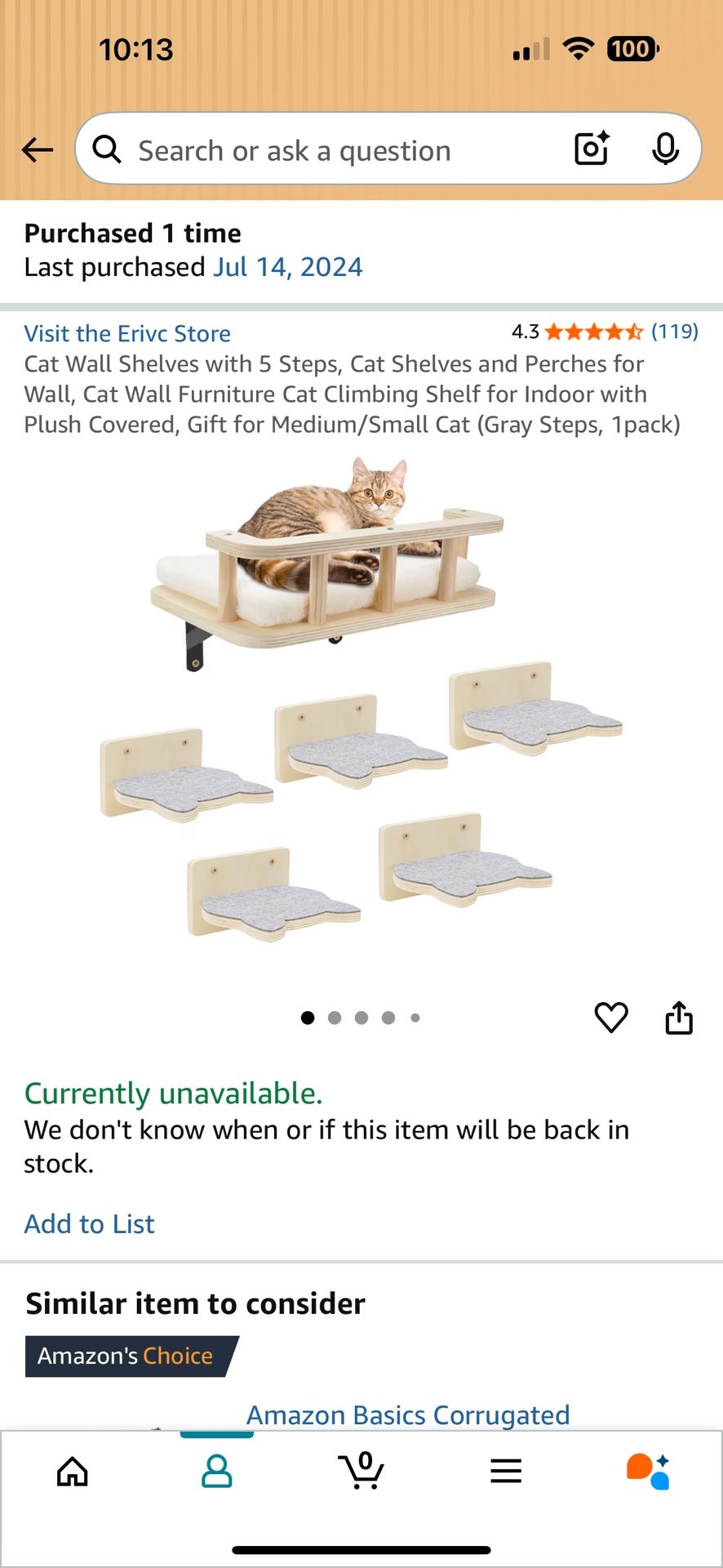Cat Wall Shelves