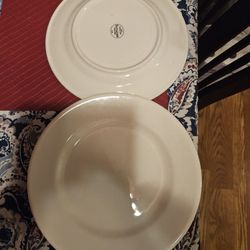  Syracuse Intensity Bone Dinner Plates (10 Inches) 