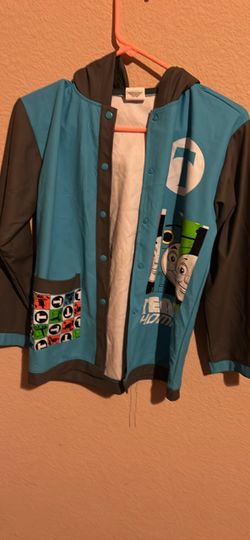 Kids medium hoodie, jacket , rain jacket each $5