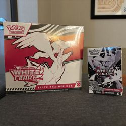 Pokemon White Flare ETB and Booster Bundle