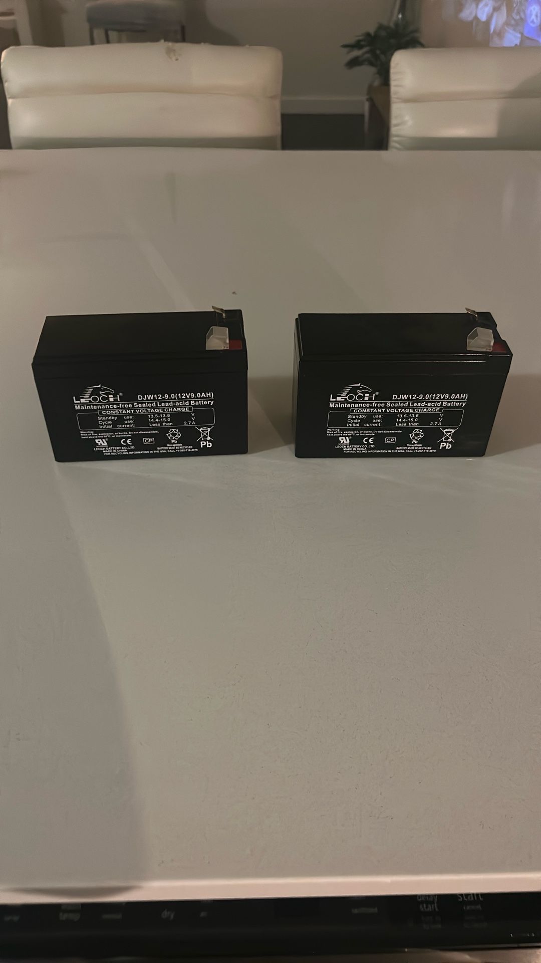 12 V batteries
