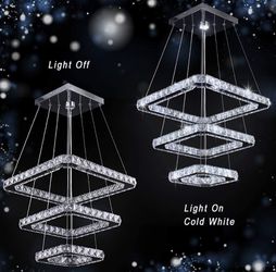 Brand new crystal chandelier/channel light/luxury chandelier/home decor/Light fixtures /home goods Thumbnail