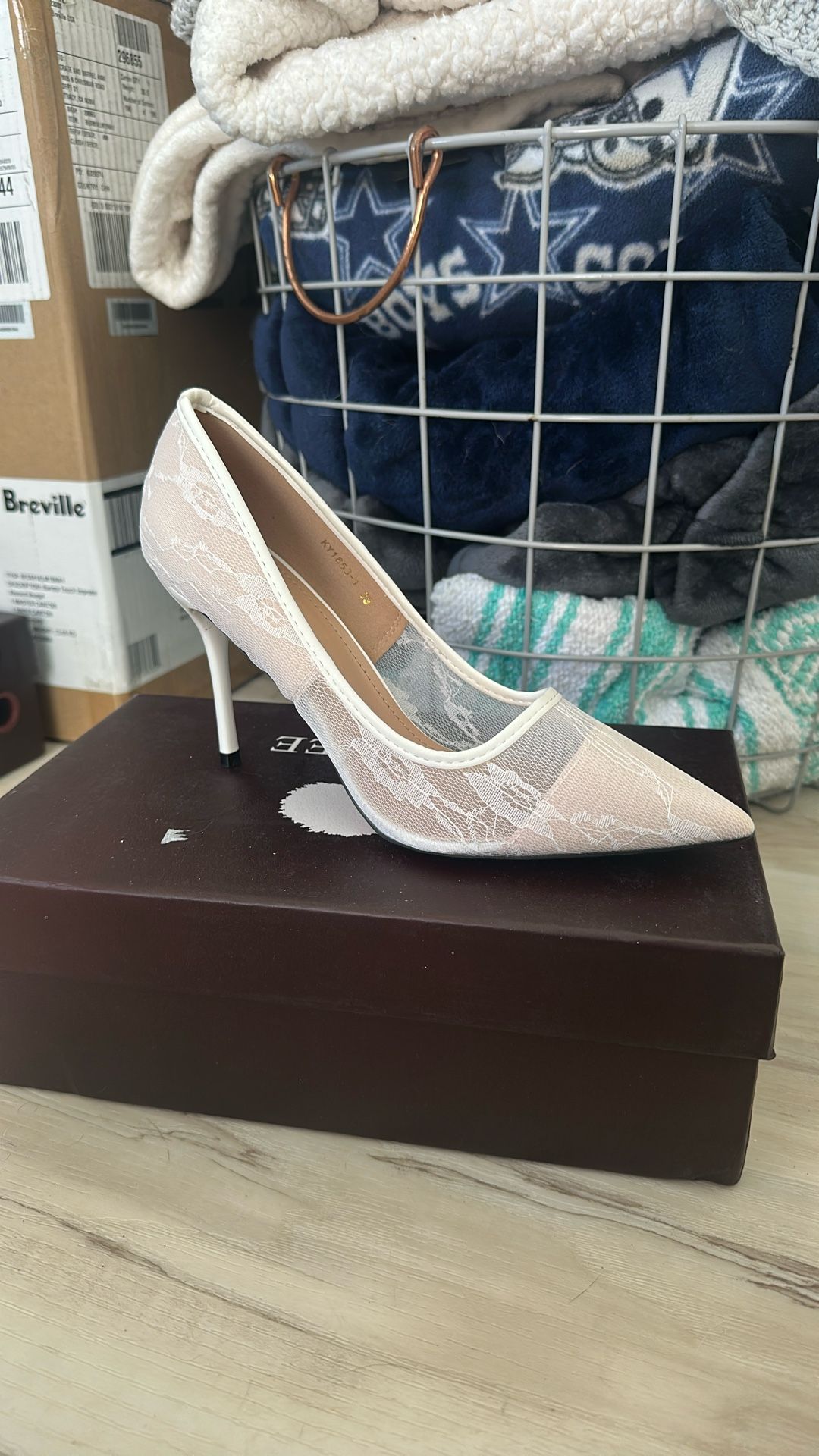 Wedding Heel - White Heel