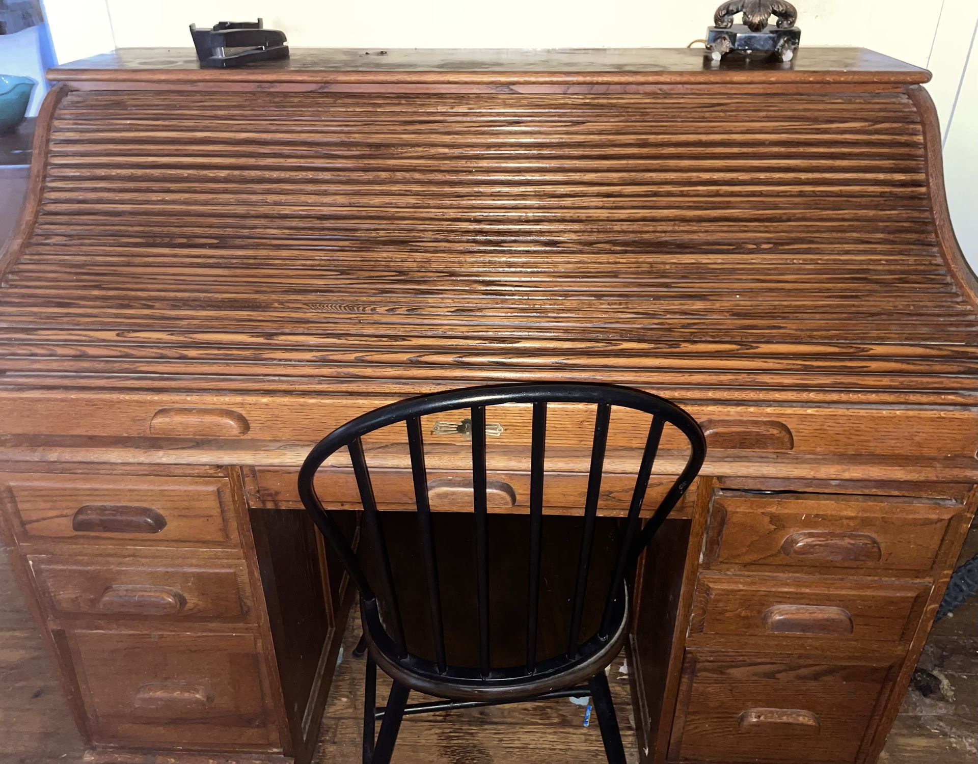 Vintage Roll Top Desk