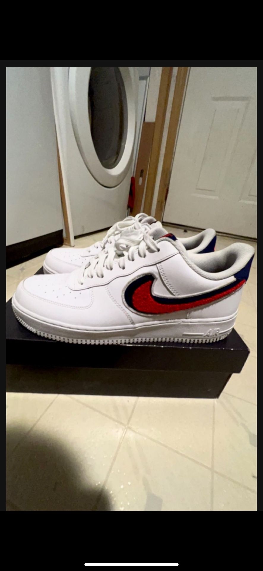 Nike Air Force 07 LV8 'Chenille Swoosh' Size