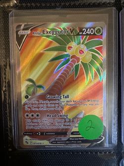 Alolan Exeggutor V Holo Pokémon Card 071/078