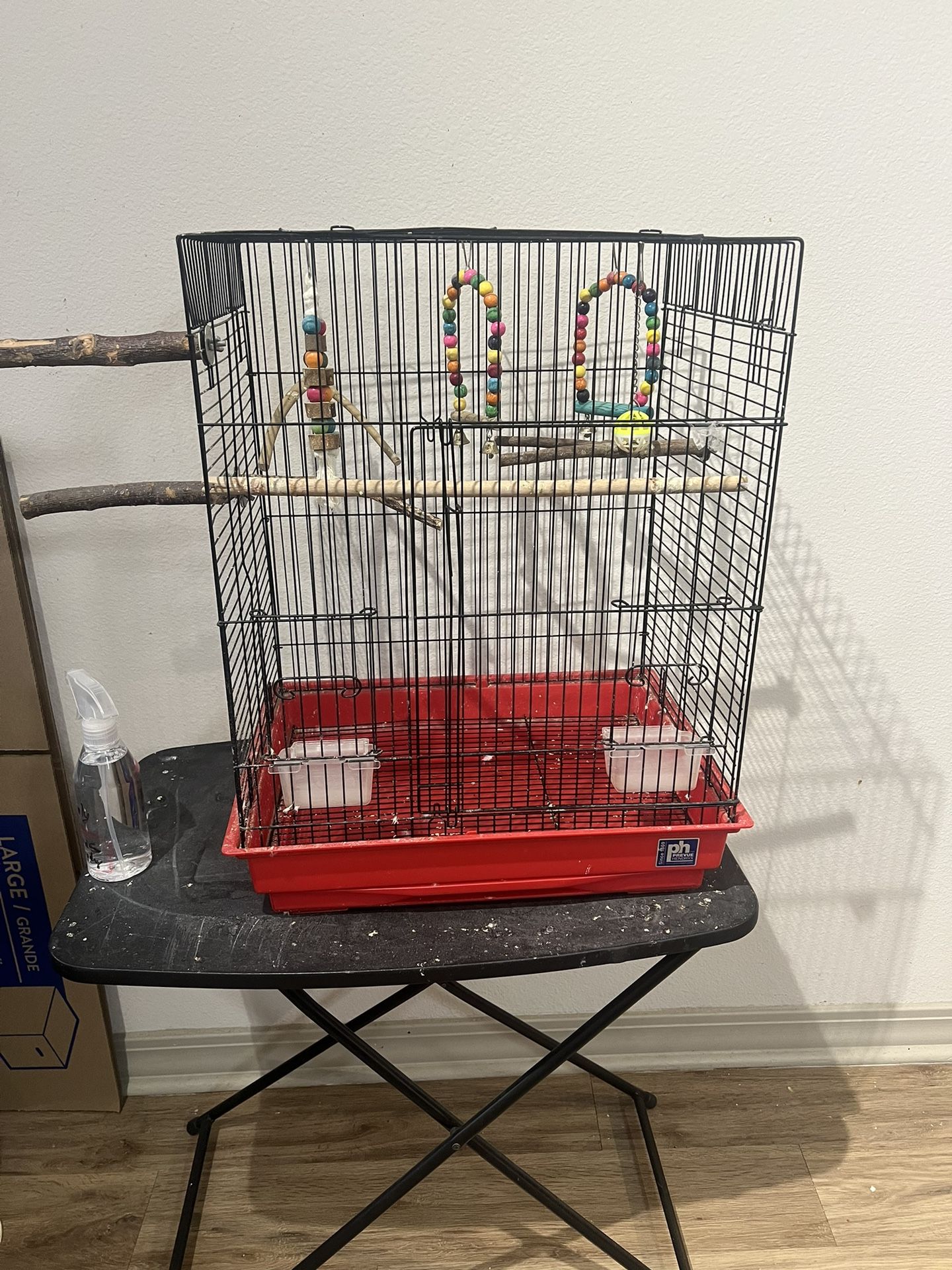 Birds Cage With Toys 