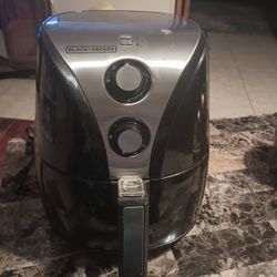 BLACK+DECKER Purify - 2-Liter Air Fryer, Black/Stainless Steel, HF110SB One Size