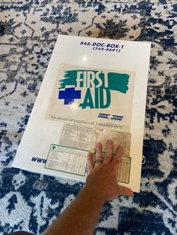First aid metal enclosure