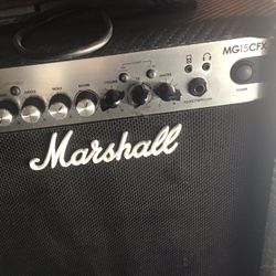 Marshall MG 15 Carbon Fiber With Effects.