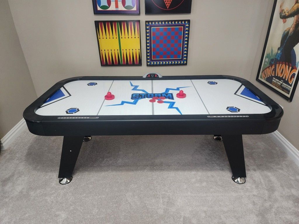 New Fat Cat Storm 7ft. Air Hockey Table