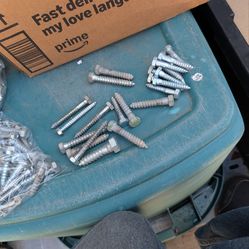 Lag bolts and miscellaneous hardware