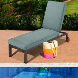 OUTDOOR WATERPROOF CHAISE LOUNGE CUSHION