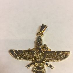 New  farvahar necklace pendant stainless Steel Loce Peace Humble 