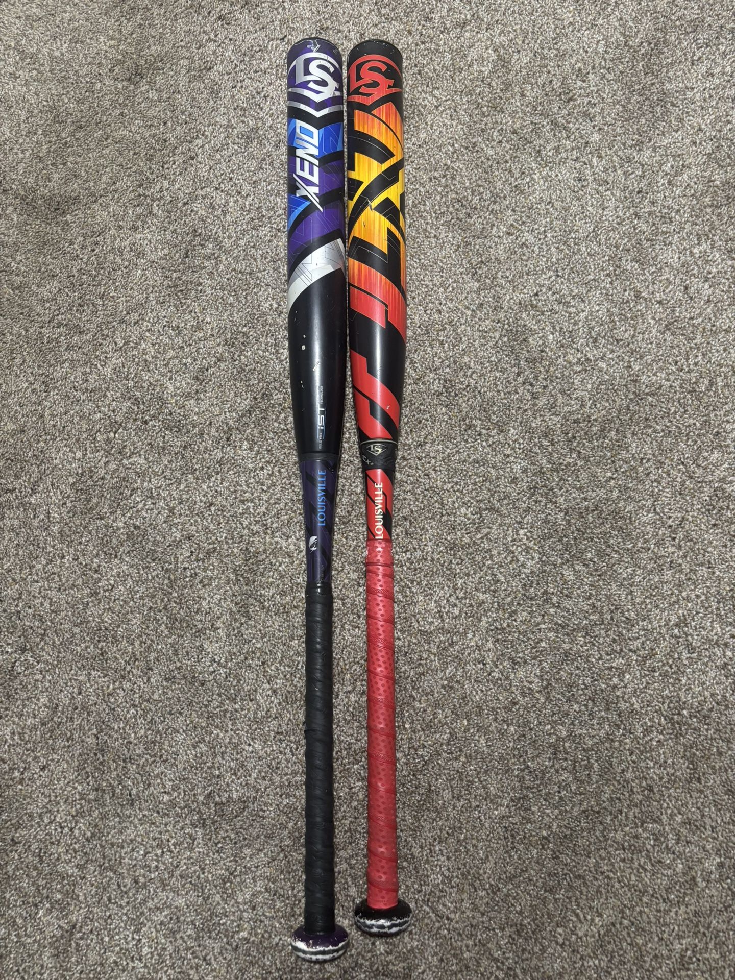 Louisville xeno & Lxt softball bats 