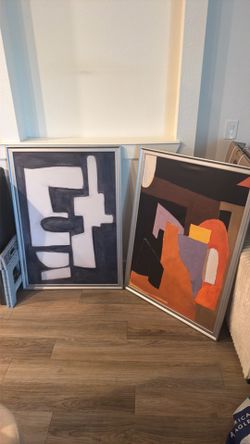 Modern abstract wall art set for sale!