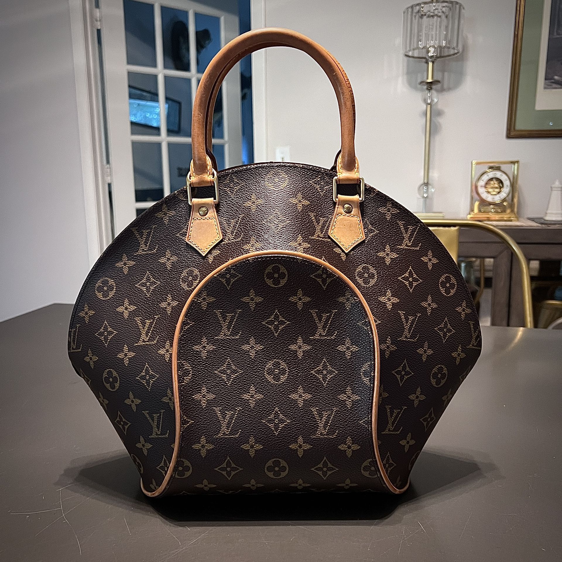 Authentic Louis Vuitton Large Ellipse MM Handbag