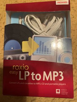 Roxio easy LP/Cassette to digital set