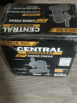 Central Machinery Arbor Press