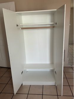 Fully assembled wardrobe 64 inches tall