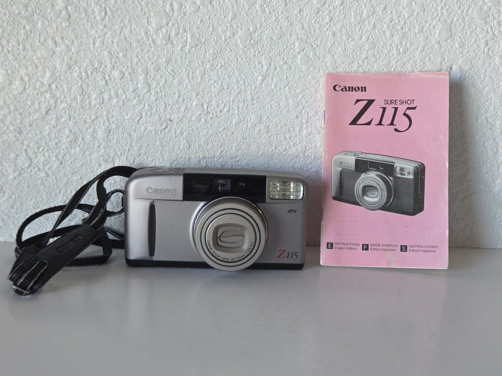 Canon Sure Shot Z115 Point and Shoot Film Camera 35mm With Manual