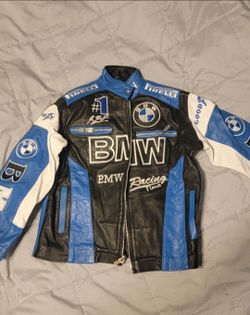 BMW LEATHER JACKET FOR CHILDREN