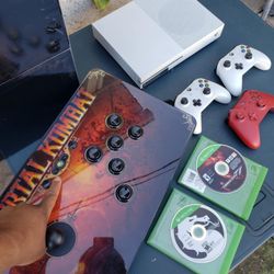 2 Fighting Games. 3 Controller. A Clean & Brand New Conditions 2020 Xbox One S 1000GB, with Station Xbox Mortal Kombat Arcade Tournament $480. Or trad