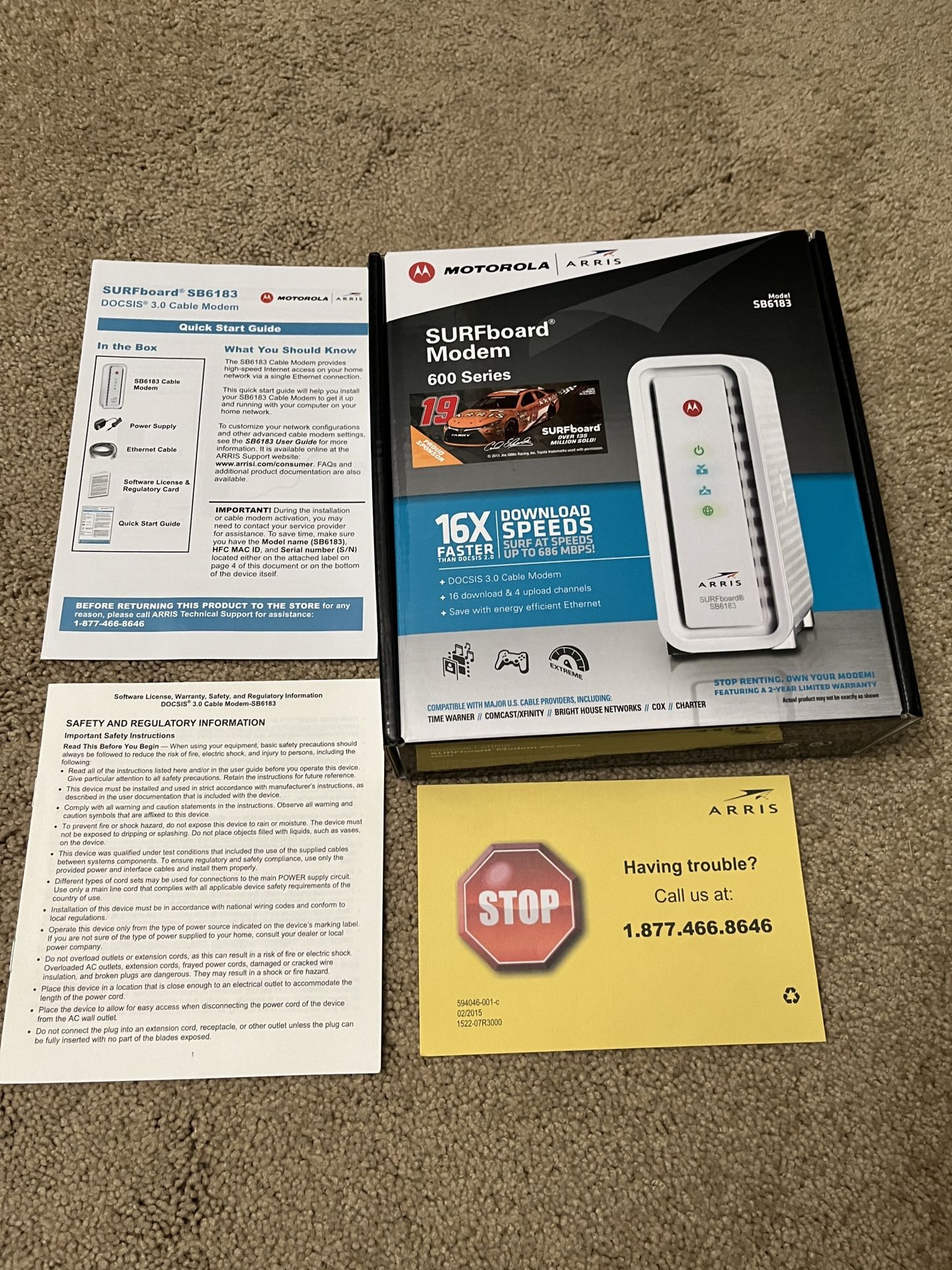 Motorola Surfboard Cable TV Modem