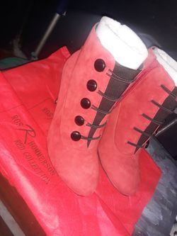 Ros Homerson Limited Edition Gothic Red Boots