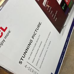 TCL 65S433 65 Class 4K Ultra HD Roku Smart TV