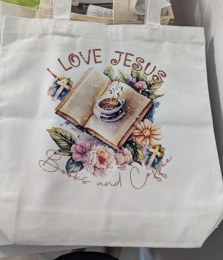 13x13x3" Totes W/DTF Heat Transfers Options Pictured